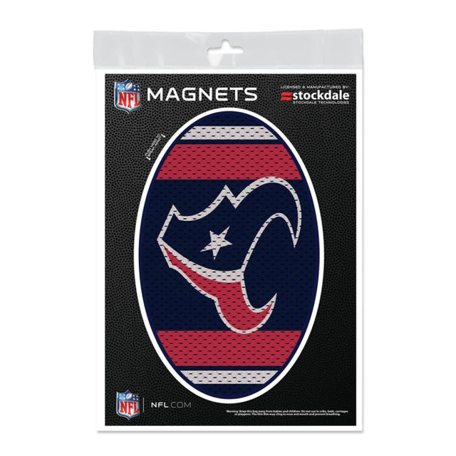 Imanes para exteriores con la camiseta de los Houston Texans, 5" x 7"