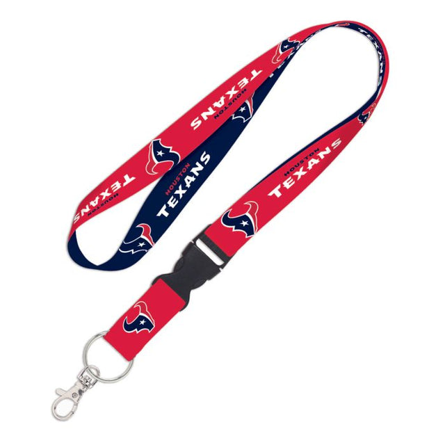 Cordón de los Houston Texans con hebilla desmontable de 1"