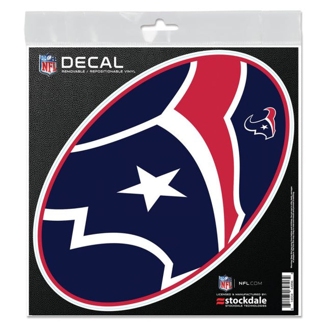 Calcomanía para todo tipo de superficies de los Houston Texans MEGA de 6" x 6"