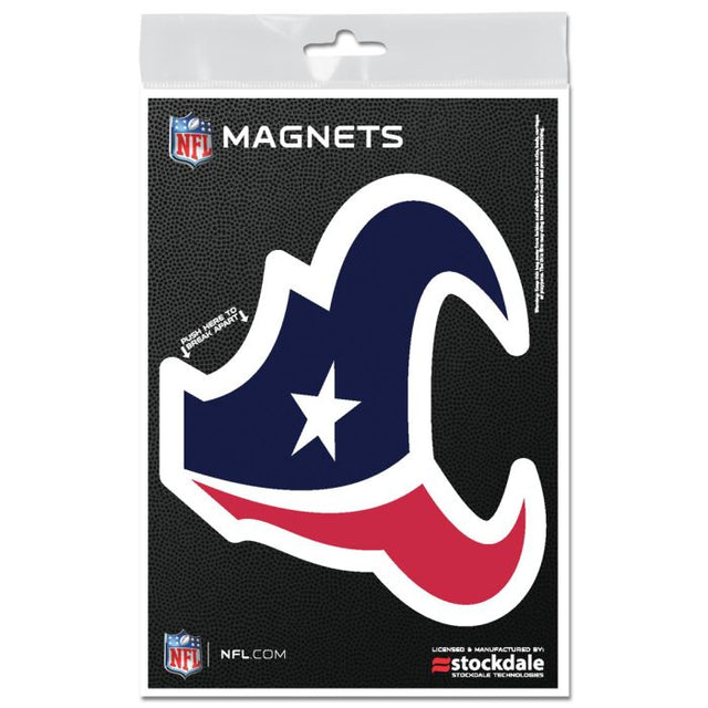 Imanes para exteriores de los Houston Texans de 3" x 5"