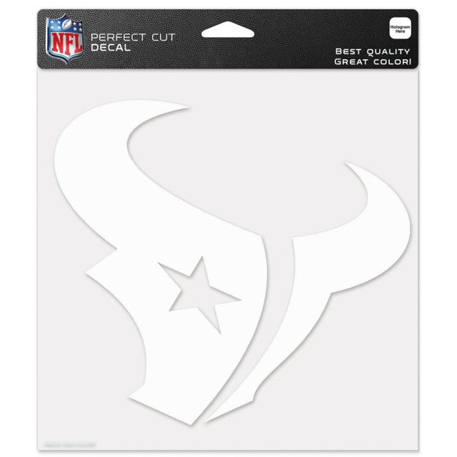 Calcomanías de corte perfecto de los Houston Texans de 8" x 8"