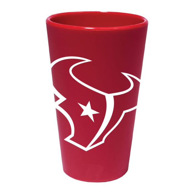 Houston Texans Red 16 oz Silicone Pint Glass