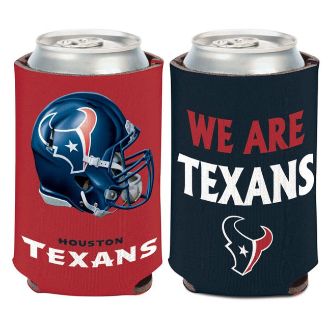 Enfriador de lata con eslogan de los Houston Texans, 12 oz.