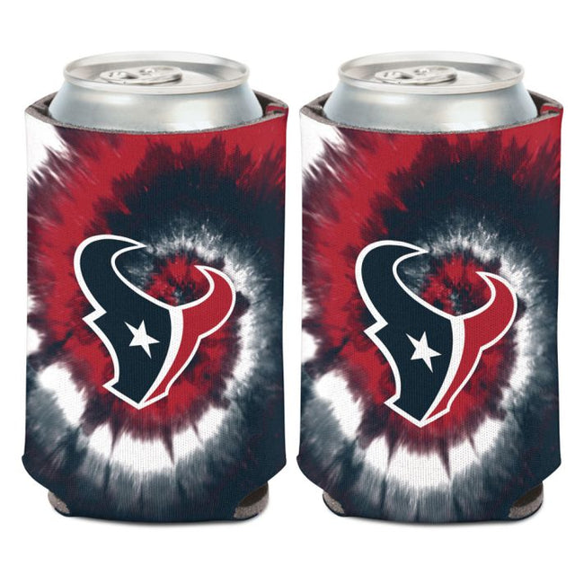 Enfriador de lata con teñido anudado de los Houston Texans, 12 oz.