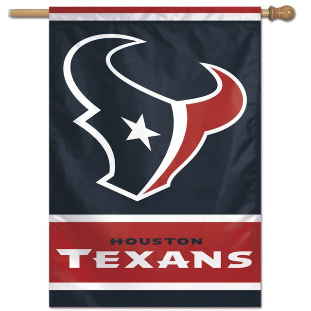 Bandera vertical de los Houston Texans de 28" x 40"