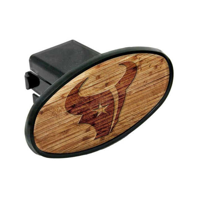 Houston Texans WOOD Oval 2" Hitch Receiver