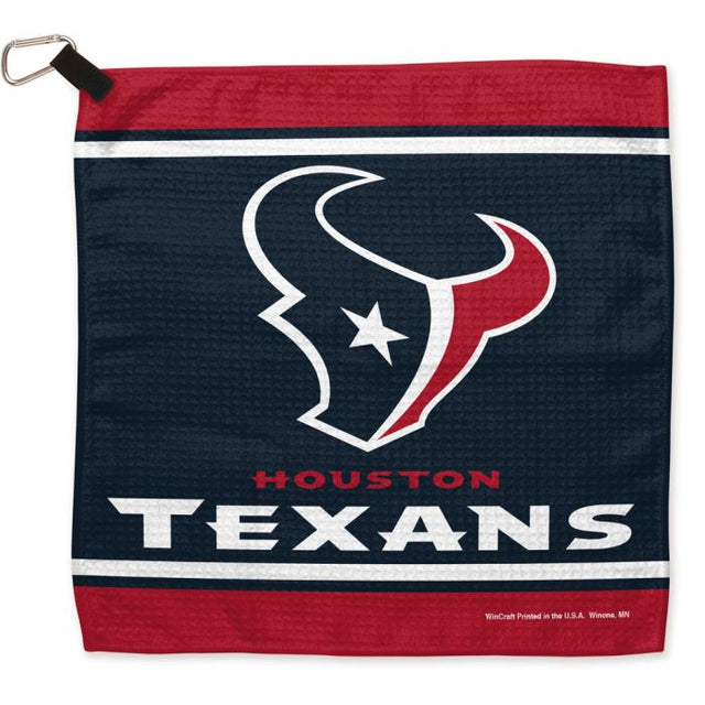 Toallas de gofre de los Houston Texans de 13" x 13"