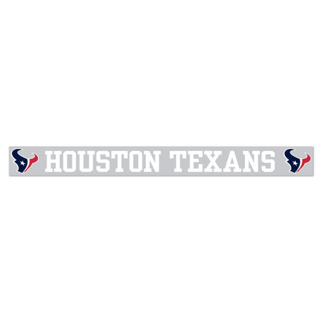 Calcomanías para ventanas de los Houston Texans, 2" x 19"