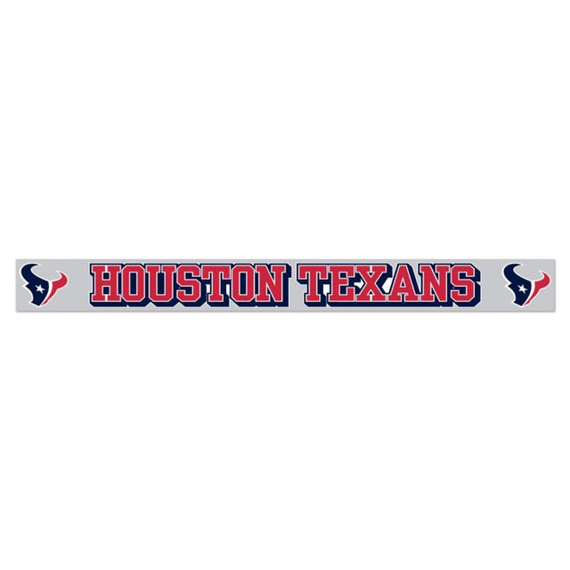 Calcomanías para ventanas de los Houston Texans, 2" x 19"