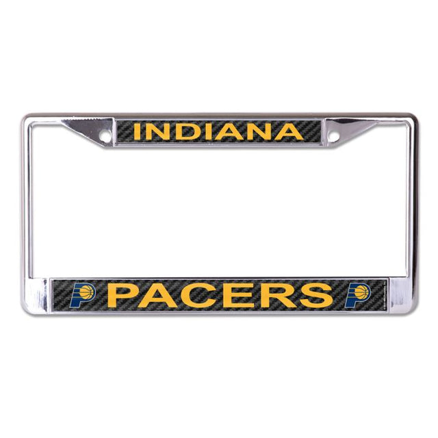 Indiana Pacers CARBON Lic Plt Frame S/L Printed