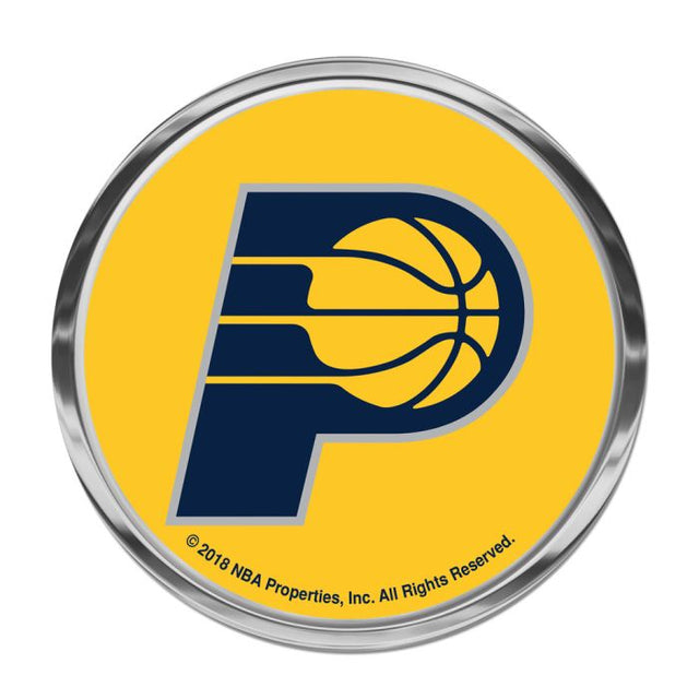 Indiana Pacers Chrome Metal Domed Emblem