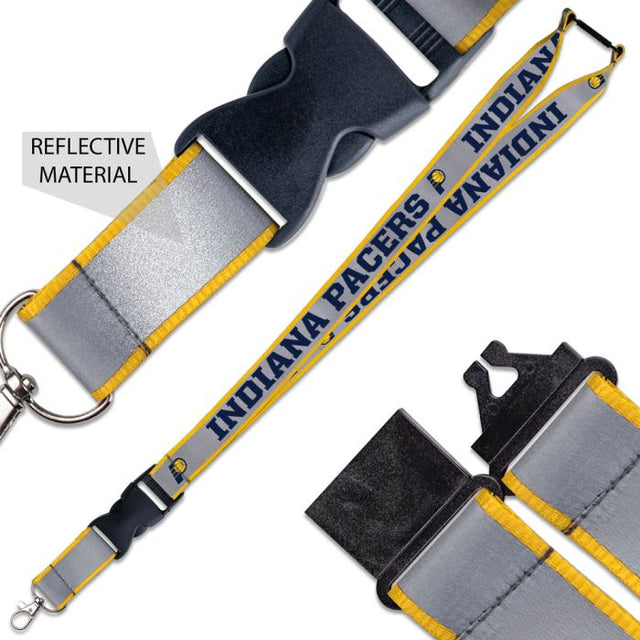 Indiana Pacers Lanyard w/ Buckle Reflective 1"