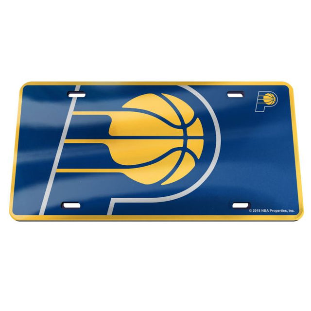 Indiana Pacers MEGA Specialty Acrylic License Plate