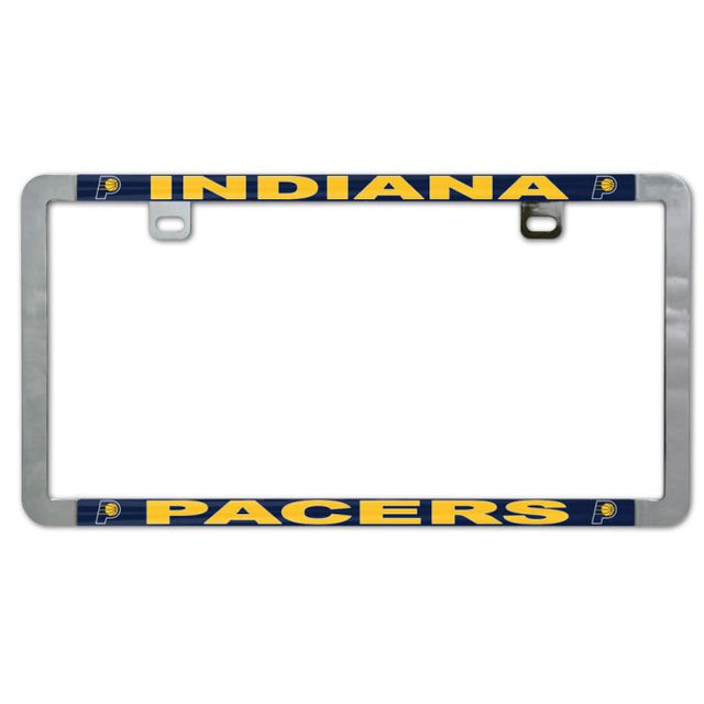 Indiana Pacers Metal Lic. Plate Frame Slim