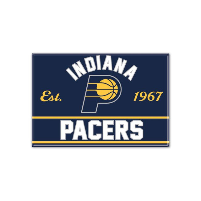 Indiana Pacers Metal Magnet 2.5" x 3.5"