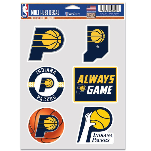 Indiana Pacers Multi Use 6 fan pack