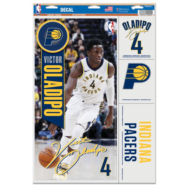 Indiana Pacers Multi Use Decal 11" x 17" Victor Oladipo