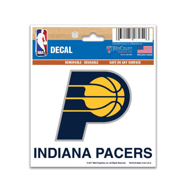 Indiana Pacers Multi-Use Decal 3" x 4"