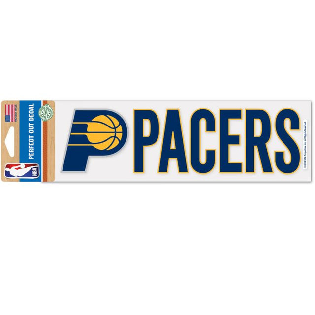 Indiana Pacers Perfect Cut Decals 3" x 10"