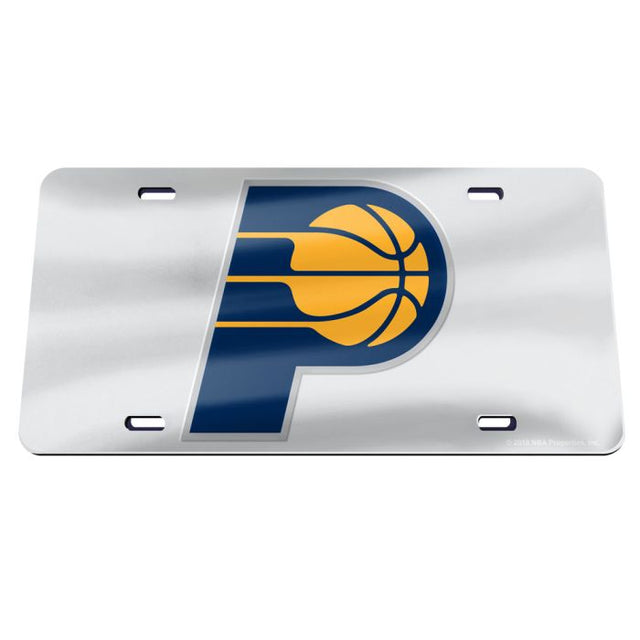 Indiana Pacers SILVER Specialty Acrylic License Plate