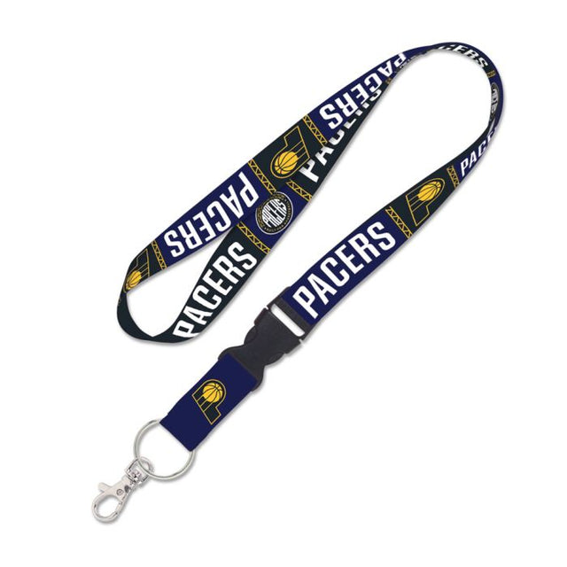 Indiana Pacers city Lanyard w/detachable buckle 1"