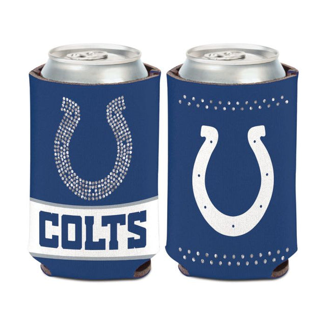 Enfriador de lata Bling de los Indianapolis Colts de 12 oz.