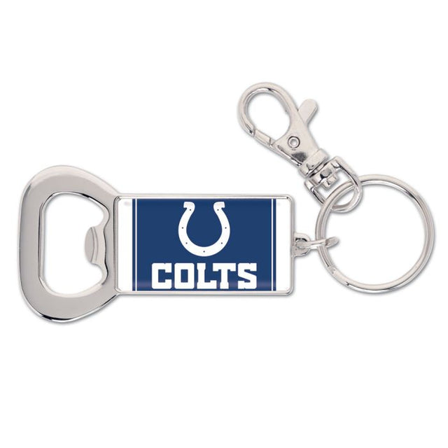 Indianapolis Colts Bottle Opener Key Ring RECT