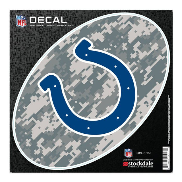 Indianapolis Colts CAMO All Surface Decal 6" x 6"