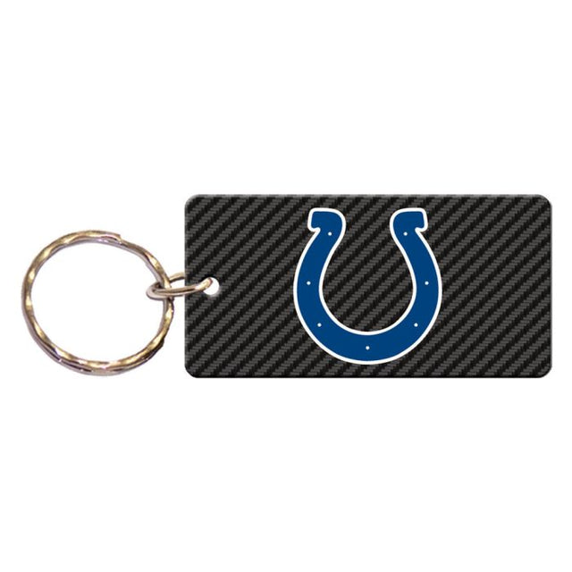 Indianapolis Colts CARBON Keychain Rectangle