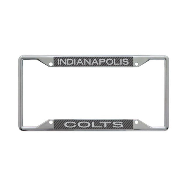 Indianapolis Colts CARBON Lic Plt Frame S/S Printed