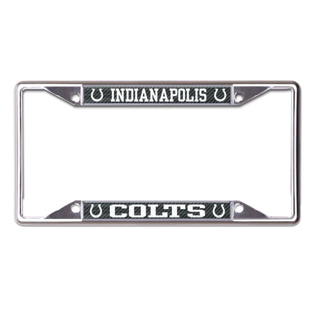 Indianapolis Colts CARBON Lic Plt Frame S/S Printed