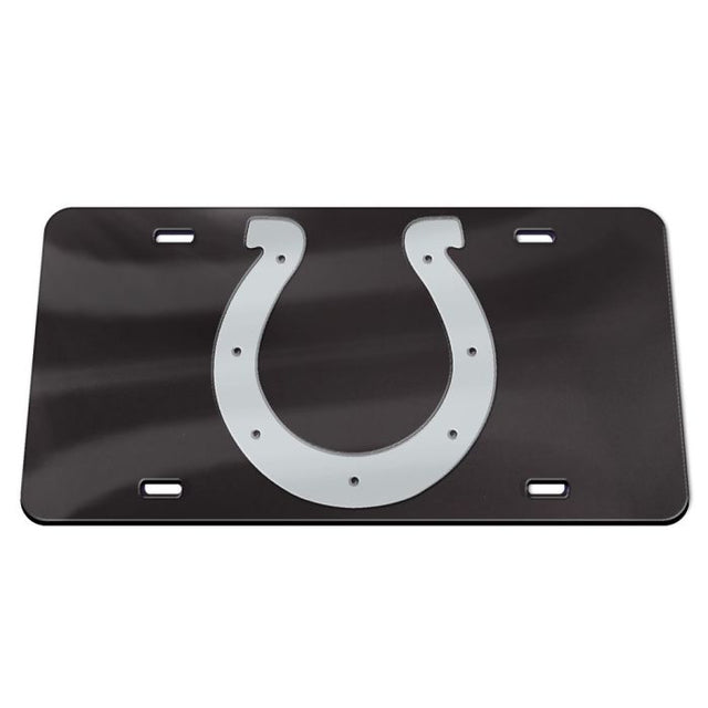 Placas de matrícula clásicas de acrílico cromado de los Indianapolis Colts