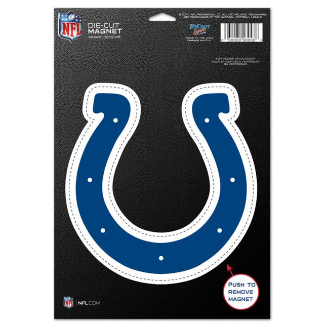 Indianapolis Colts Die Cut Logo Magnet 6.25" x 9"