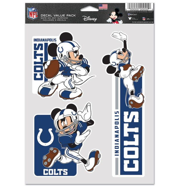 Indianapolis Colts / Disney Mickey Mouse Multi Use 3 Fan Pack