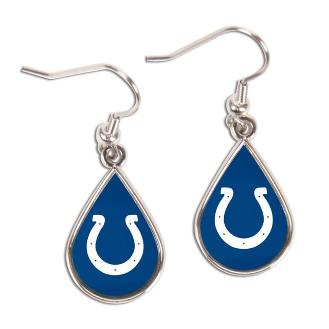 Indianapolis Colts Earrings Jewelry Carded Tear Drop