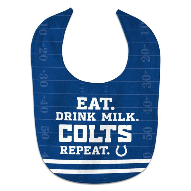 Babero para bebé All Pro de la marca Indianapolis Colts East, Drink Milk