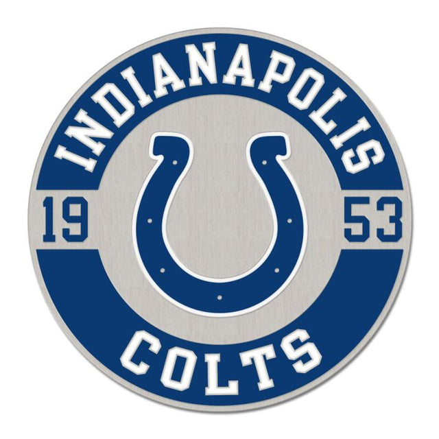 Tarjeta de joyería con pin esmaltado de colección establecida de los Indianapolis Colts