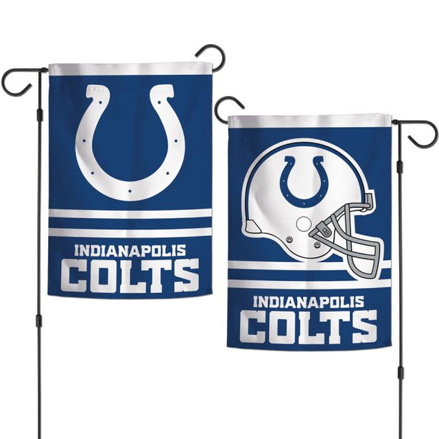 Banderas de jardín de los Indianapolis Colts, de 2 lados, 12,5" x 18"