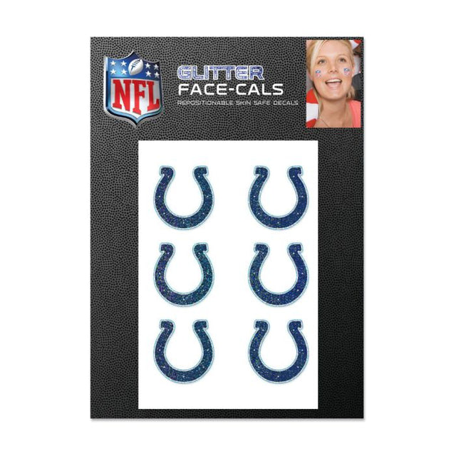 Indianapolis Colts Glitter Tattoo 6 Pack