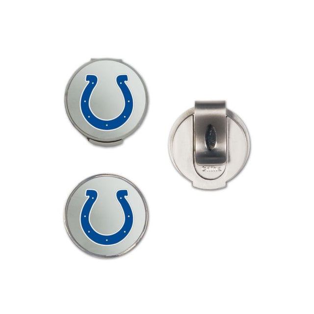 Clip para gorra de los Indianapolis Colts con 2 marcadores, con tapa tipo concha