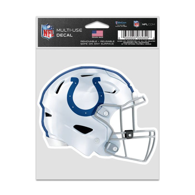 Calcomanías para fanáticos de los Indianapolis Colts para cascos de 3,75" x 5"