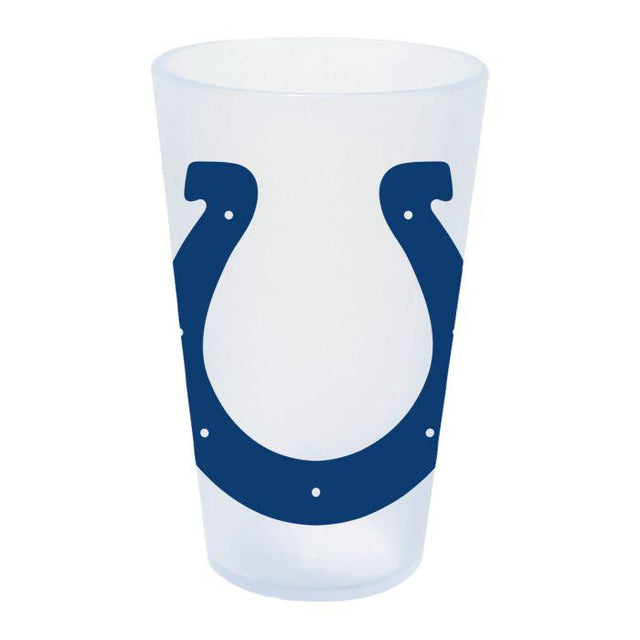 Vaso de pinta de silicona de 16 oz con forma de carámbano de los Indianapolis Colts