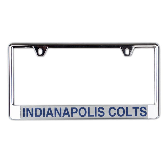 Indianapolis Colts Lic Plate Frame B/O Printed