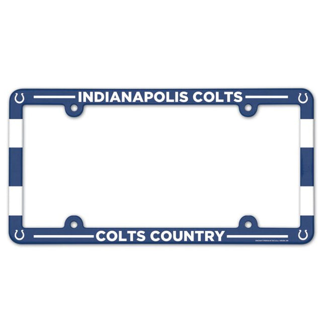 Indianapolis Colts Lic Plate Frame Full Color