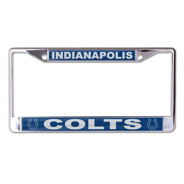 Marco de licencia de Indianapolis Colts Plt, talla S/L, estampado