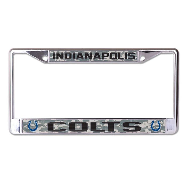 Marco de licencia de Indianapolis Colts Plt, talla S/L, estampado