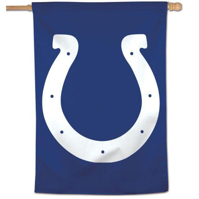 Bandera vertical con el logotipo de los Indianapolis Colts de 28" x 40"