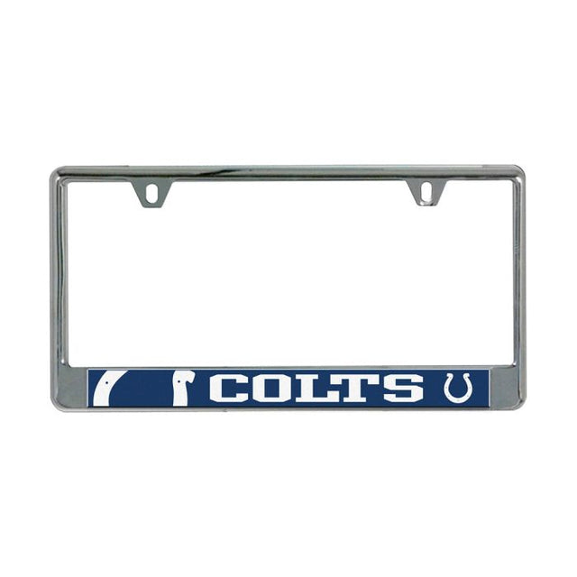 Indianapolis Colts MEGA Lic Plate Frame B/O Printed