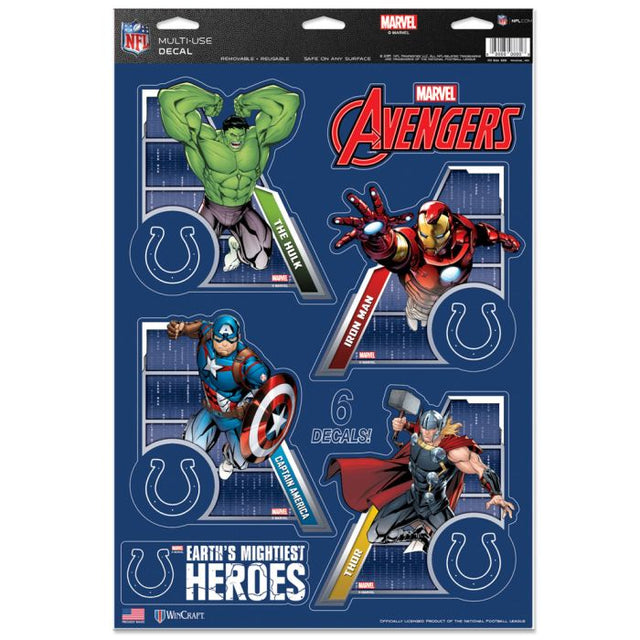 Indianapolis Colts / Marvel (C) 2021 Marvel Multi-Use Decal 11" x 17"