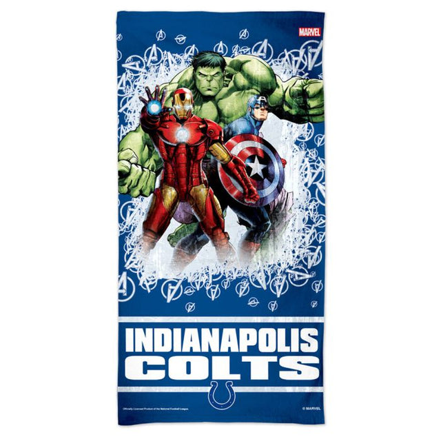 Indianapolis Colts / Marvel (C) 2021 Marvel Spectra Beach Towel 30" x 60"